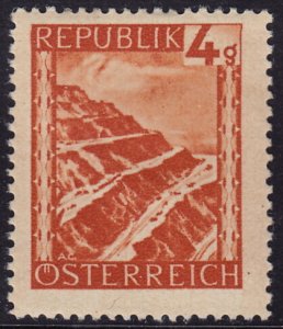 Austria - 1946 - Scott #456 - mint - Eisenerz Mine