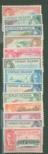 Cayman Islands #122-134  Single (Complete Set)