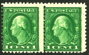 U.S. #498 MINT PAIR OG LH