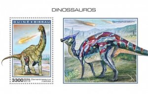 Guinea-Bissau - 2019 Dinosaurs - Stamp Souvenir Sheet - GB181108b