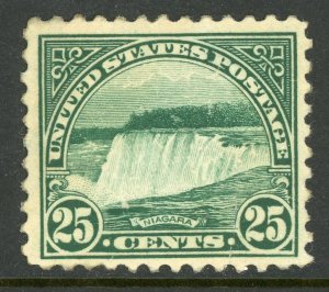 USA 1922 Fourth Bureau 25¢ Niagara Falls Perf 11 Scott 567 Mint G219