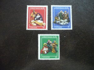 Stamps - Canada - Scott# 973-975 - Used Set of 3 Stamps