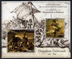 IVORY COAST - 2013 - Theodore Gericault - Perf 2v Sheet - MNH-Private Issue