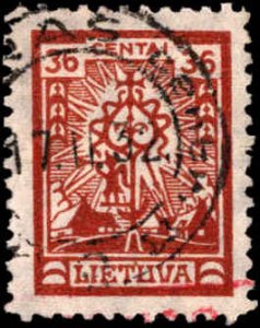 Lithuania 196-204, Complete Set(6), 1923, Used