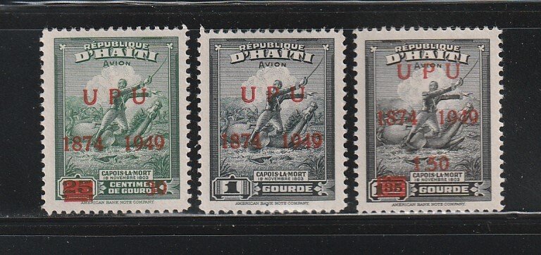 Haiti C49-C51 Set MH UPU