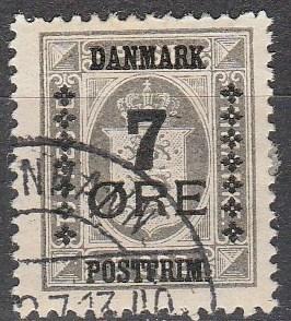 Denmark #186   F-VF Used CV $29.00  (A16881)