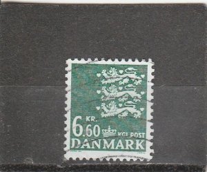 Denmark  Scott#  806  Used  (1988 State Seal)