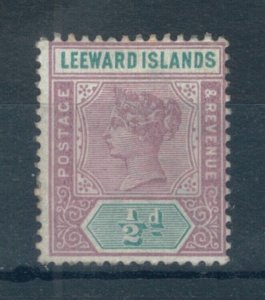 Leeward Islands 1890 1/2d mauve & green stamp. MNH. Sg 1.