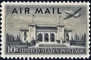 SC#C34 10¢ Pan-American Building Single (1947) MNH