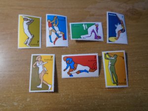 Australia  #  590-96   MNH  Sport   /  Golf