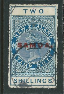 SAMOA 1914-24 2s BLUE FU (PMK 29 NO 17) FU SG 122 CAT £100