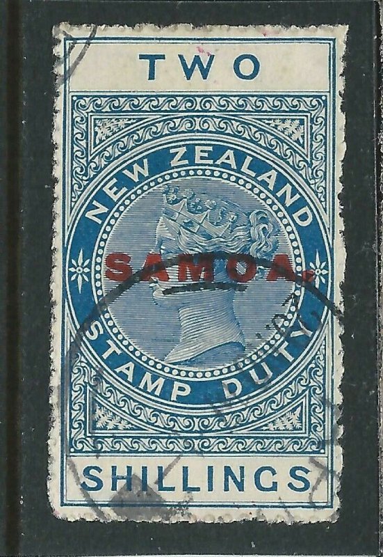 SAMOA 1914-24 2s BLUE FU (PMK 29 NO 17) FU SG 122 CAT £100