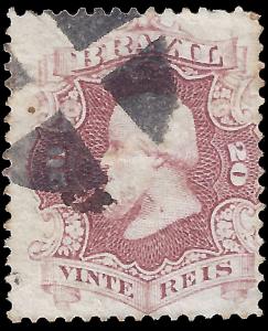 Brazil 1866 Sc 54 uvg