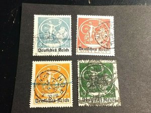 KAPPYSSTAMPS GERMANY-BAVARIA #271-74 1920 HIGH VALUES USED GS0657