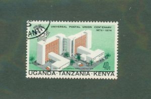 KENYA UGANDA TANZANIA 292 USED BIN $0.50