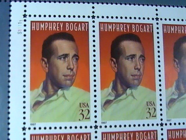 U.S.# 3152-MINT/NH--PANE OF 20--LEGENDS OF HOLLYWOOD-HUMPHREY BOGART--1997