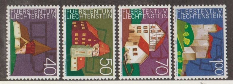 Liechtenstein Scott #572-575 Stamps - Mint NH Set