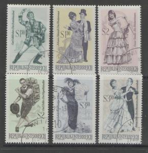 AUSTRIA SG1585/90 1970 FAMOUS OPERATTAS FINE USED