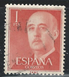 Spain #825 1p Gen Francisco Franco