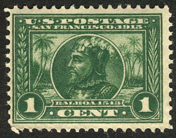 US # 397 F/VF mint never hinged, post office fresh,  terrific color!