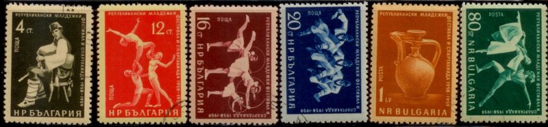 Bulgaria 1959 SC# 1056-61 CTO E90