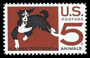 PCBstamps   US #1307 5c Humane Treatment Animals, MNH, (38)