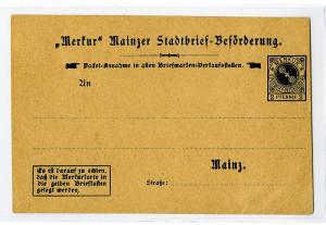 Germany Stamps Scarce Local Card