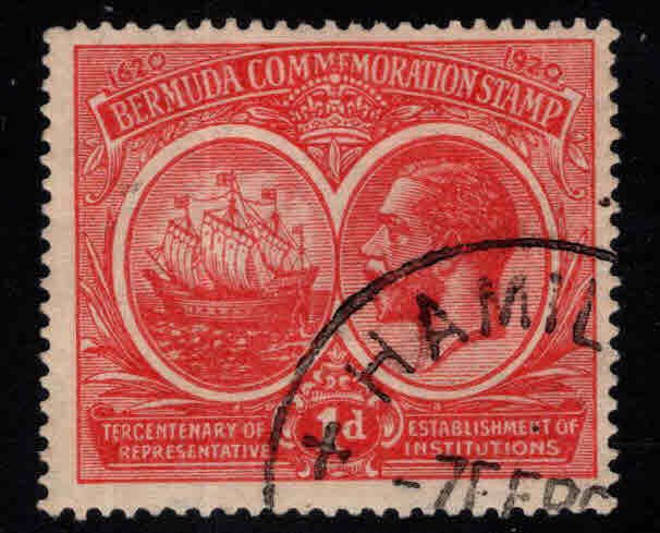 BERMUDA Scott 67  Used Seal of Colony & KGV 1920