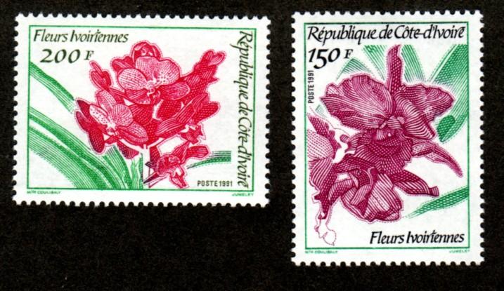 Ivory Coast 916 Mint NH MNH Flora Fauna Flowers!