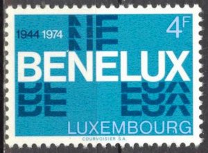 Luxembourg 1974 30 Years of Customs Union BENELUX MNH