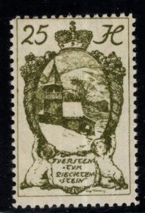 LIECHTENSTEIN Scott 36 Used stamp from 1920 set