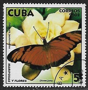 Cuba # 4333 - Butterfly & Gardenia - unused / CTO....{R14}