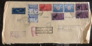 1961 Karachi Pakistan Airmail Registered Cover To Vienna Austria