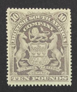 MOMEN: RHODESIA SG #93 1901 UNUSED LOT #63677