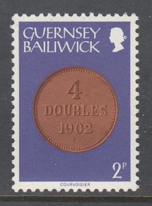 Guernsey 175 Coin on Stamp MNH VF