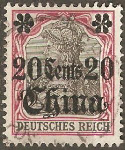 Germany Off China 41 Mi 32 Used VF 1905 SCV $7.50