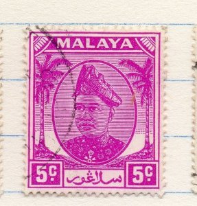 Malaya 1949 Selangor Early Issue Fine Used 5c. 206983