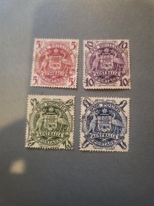 Stamps Australia Scott #218-22 used