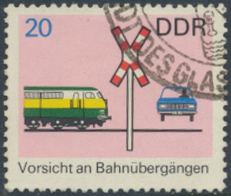 German Democratic Republic  SC# 1083  Used Traffic Safety   see details & scans