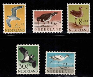 Netherlands Scott B353-B357 complete MNH** 1961 Bird Set