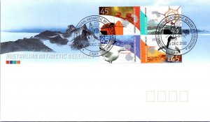 SCHALLSTAMPS AUSTRALIA ANTARTIC 2002 CACHET FDC COVER COMM SPECIAL CANC CASEY