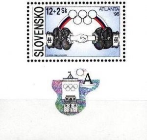 Slovakia 1996 MNH Stamps Souvenir Sheet Scott B29 Sport Olympic Games