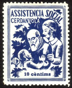 Spain, 10c Charity stamp, MNH