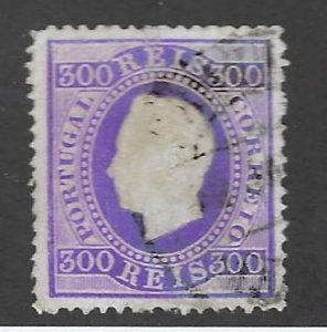 Portugal SC#50a Used F-VF SCV$27.50...Key Value!