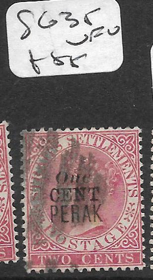 MALAYA PERAK (P0712B) QV 1C/2C  SG 35   VFU