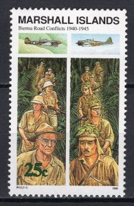 MARSHALL ISLANDS - 1990 History of the Second World War - The Burma Road -  M476