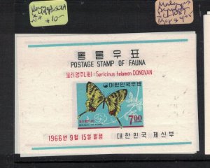 Korea Butterfly SC 499a-501a MNH (2eqk)