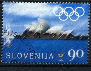 Slovenia Sc#422 Used, 90t multi, Summer Olympic Games 2000 - Sydney (2000)