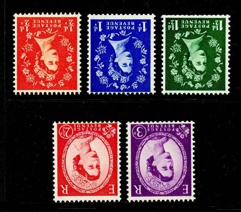 SG587Wi-592Wi, COMPLETE SET, M MINT. Cat £145. WMK INV