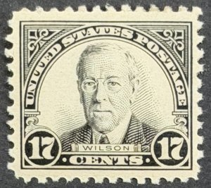USA, 1925, SC 623,Woodrow Wilson, Unused, F, OG, LH
